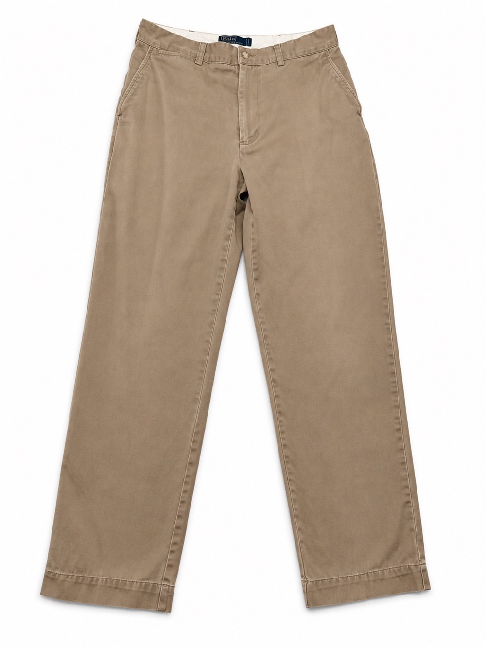 Polo Ralph Lauren Men’s 34x32 Khaki Chino Pants Tan Classic Straight Leg